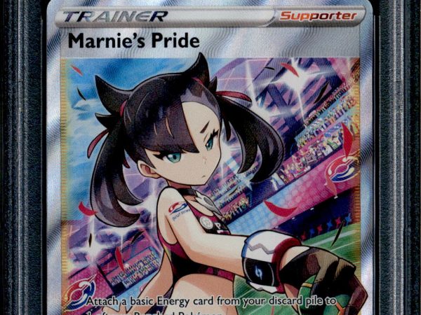 Marnie's Pride - 171/172 - PSA 9 - Full Art - Brilliant Stars - Pokemon - 68729