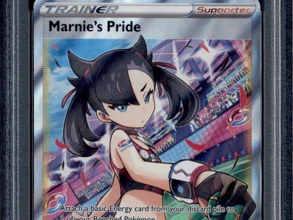 Marnie's Pride - 171/172 - PSA 9 - Full Art - Brilliant Stars - Pokemon - 76467