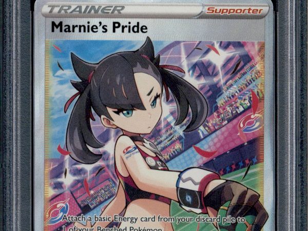Marnie's Pride - 171/172 - PSA 9 - Full Art - Brilliant Stars - Pokemon - 68944