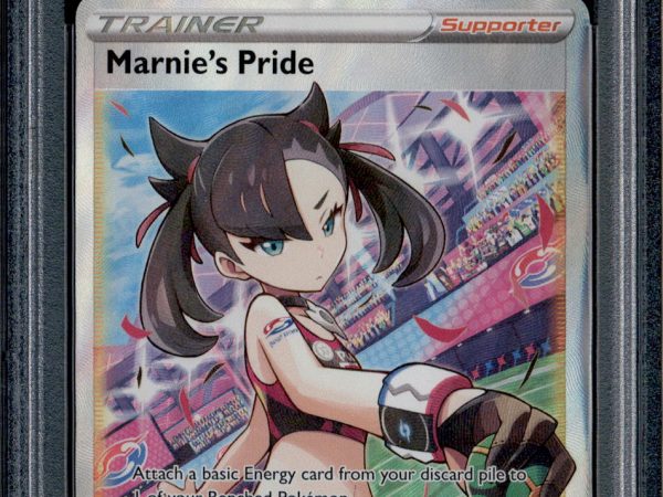 Marnie's Pride - 171/172 - PSA 9 - Full Art - Brilliant Stars - Pokemon - 76462