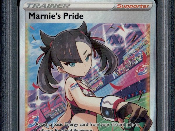Marnie's Pride - 171/172 - PSA 9 - Full Art - Brilliant Stars - Pokemon - 76466