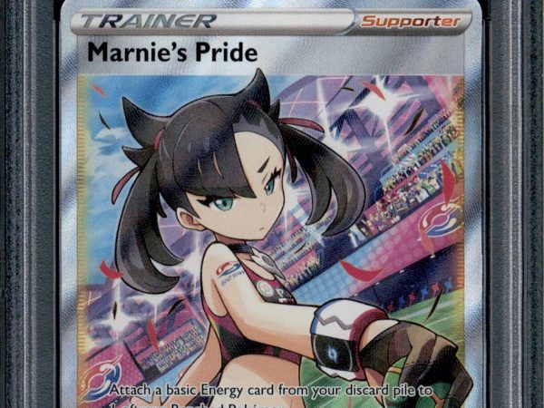 Marnie's Pride - 171/172 - PSA 9 - Full Art - Brilliant Stars - Pokemon - 68945