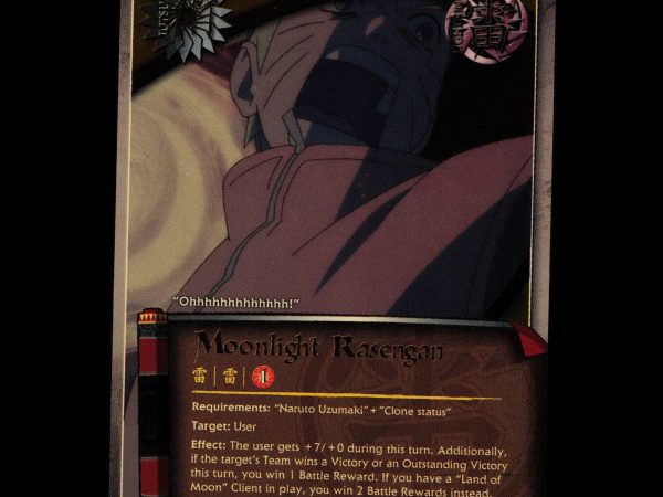Moonlight Rasengan - 346 - NM - Unlimited - Foil - Naruto CCG - E1-116