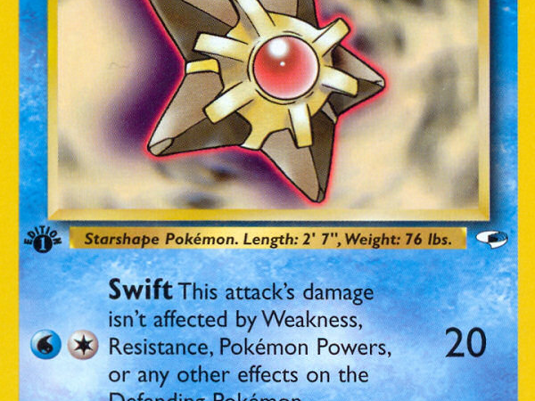 Misty's Staryu (90/132) [Gym Heroes 1st Edition]
