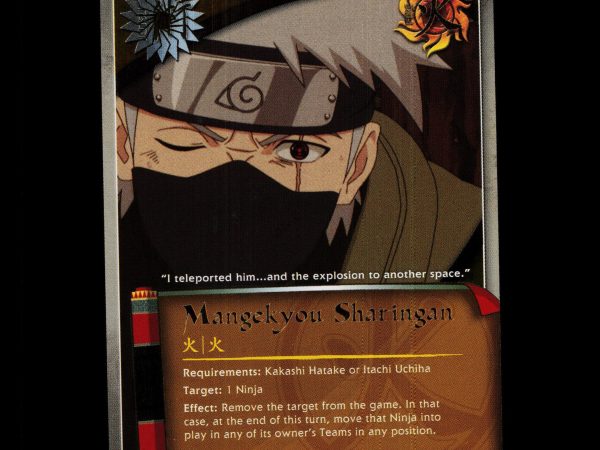Mangekyou Sharingan - 750 - NM - 1st Edition Foil - S19 - Naruto CCG - D4-136