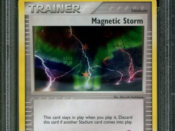 Magnetic Storm - 91/101 - PSA 8 - Reverse Holo - Hidden Legends - Pokemon - 65071