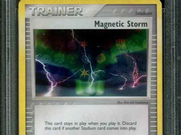 Magnetic Storm - 91/101 - PSA 8 - Reverse Holo - Hidden Legends - Pokemon - 65073