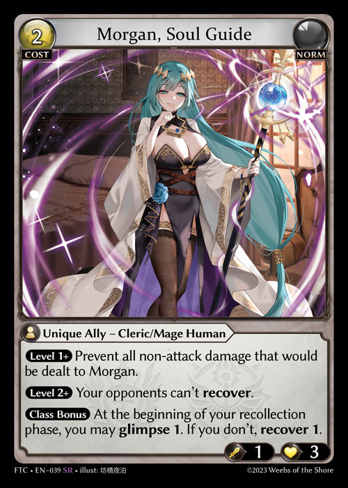 Morgan, Soul Guide - FTC EN-039 - x1 - SR - NM - Foil - Grand Archive TCG