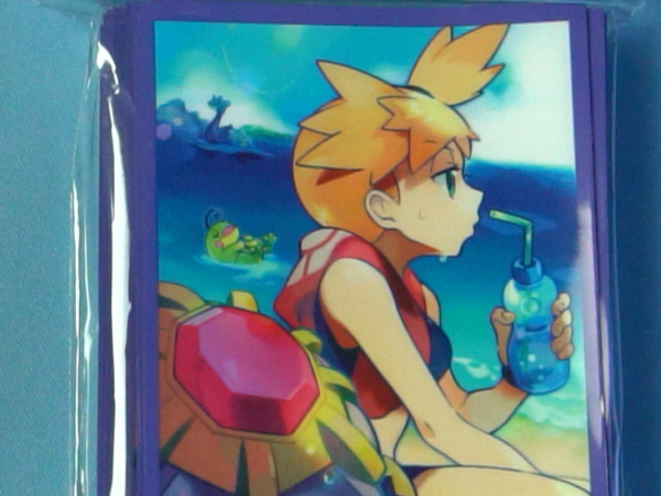 Misty & Starmie on the Beach Sleeves - Set of 64 Sleeves - Japanese - Pokemon Center