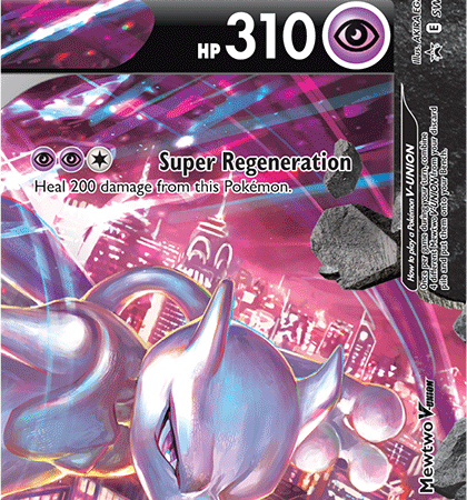 Mewtwo V-Union (SWSH160) [Sword & Shield: Black Star Promos]