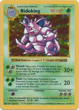 Nidoking (11/102) [Base Set (Shadowless)]