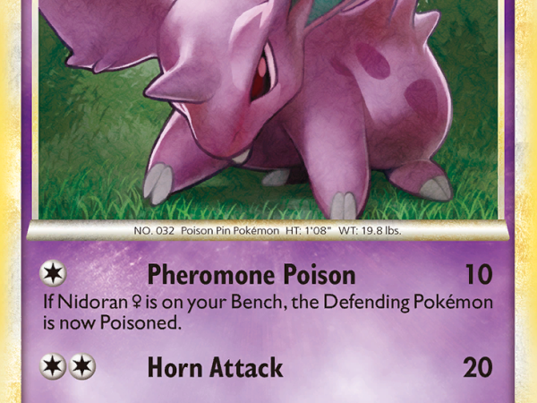 Nidoran (70/102) (Male) [HeartGold & SoulSilver: Triumphant]