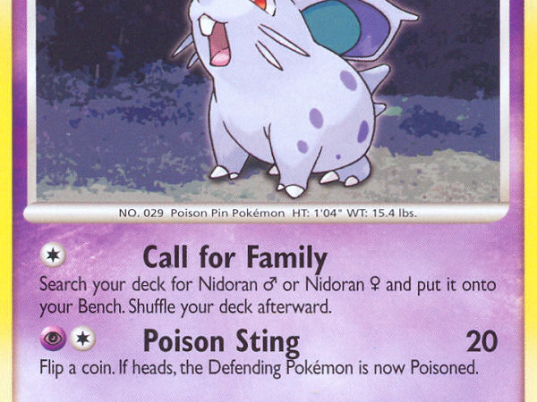 Nidoran (91/123) (Female) [Diamond & Pearl: Mysterious Treasures]
