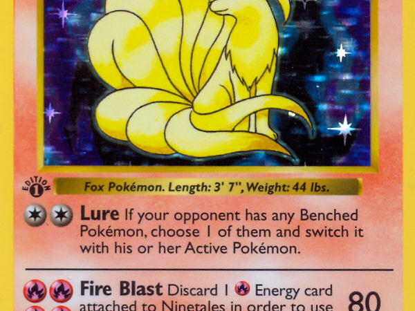 Ninetales (12/102) (Shadowless) [Base Set 1st Edition]