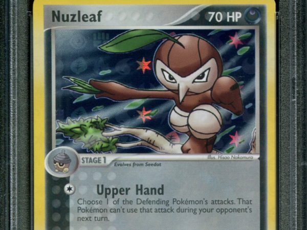 Nuzleaf - 45/101 - PSA 8 - Reverse Holo - Hidden Legends - Pokemon - 80829