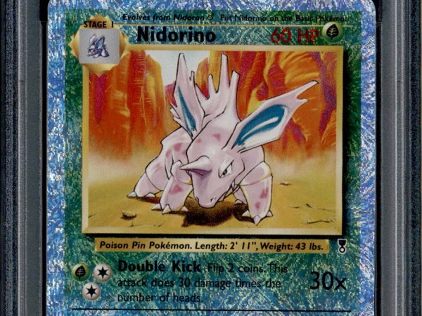 Nidorino - 56/110 - PSA 9 - Reverse Holo - Legendary Collection - Pokemon - 72397