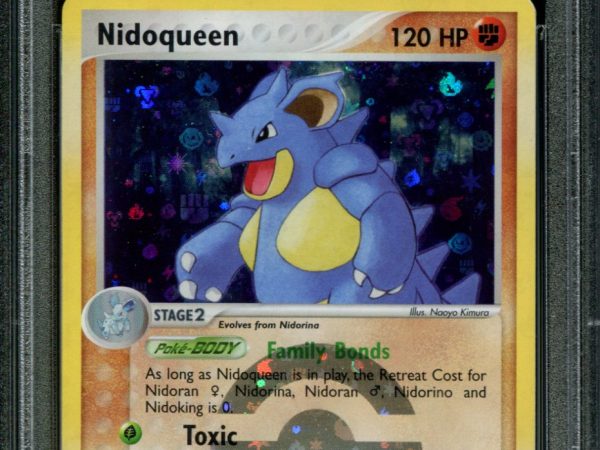 Nidoqueen - 9/112 - PSA 9 - Reverse Holo - FRLG - Pokemon - 80904