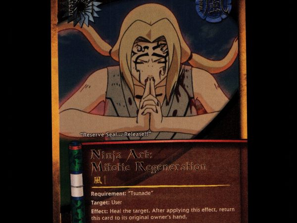 Ninja Art: Mitotic Regeneration - 202 - NM - 1st Edition - Foil - Naruto CCG - D4-261