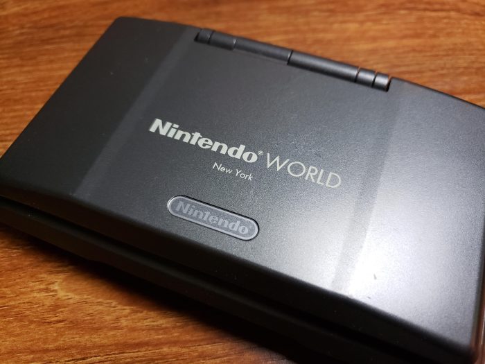 Nintendo DS Black Console - Nintendo World New York - Etched Nintendo World Logo - Extremely Rare - Used