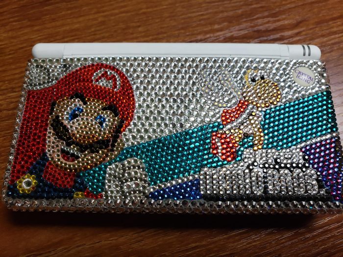 Nintendo DS Lite - Super Mario Bros Swarovski Console - 1 OF 1 - Nintendo World New York