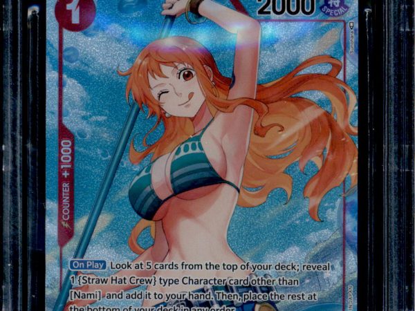 Nami - OP01-016 - BGS 10 Black Label - Alt Art - Romance Dawn - One Piece - 09916