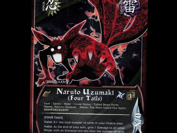 Naruto Uzumaki (Four Tails) - 1062 - NM - 1st Edition Foil - S20 - Naruto CCG - D4-95