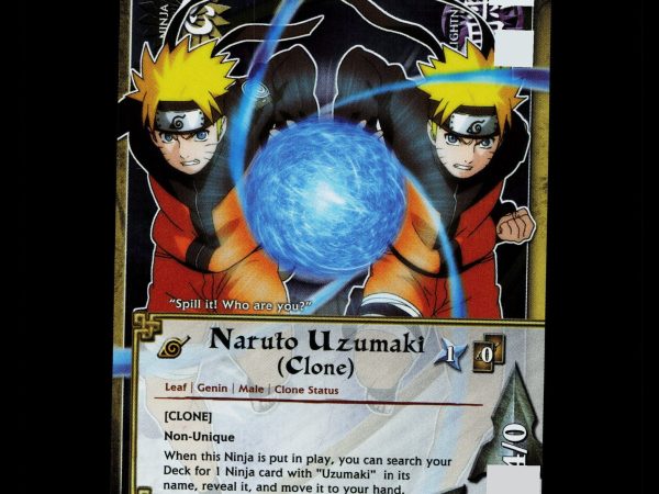 Naruto Uzumaki (Clone) - 1234 - NM - 1st Edition Foil - S22 - Naruto CCG - D4-21