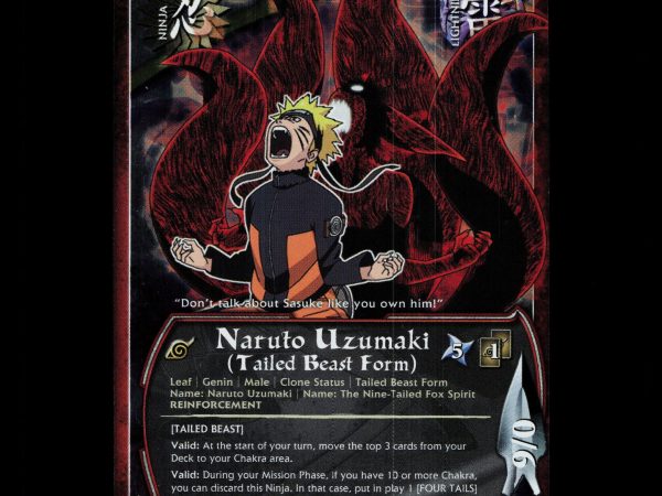 Naruto Uzumaki (Tailed Beast Form) - 1061 - NM - 1st Edition Foil - S20 - Naruto CCG - D4-94