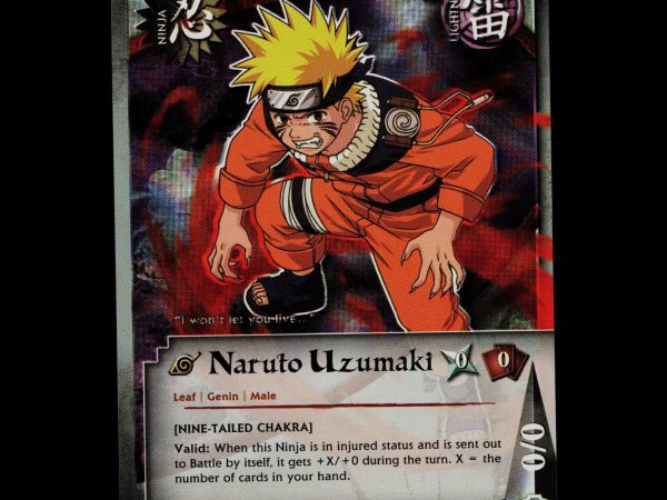 Naruto Uzumaki - 025 - NM - Unlimited - Foil - Naruto CCG - D3-157