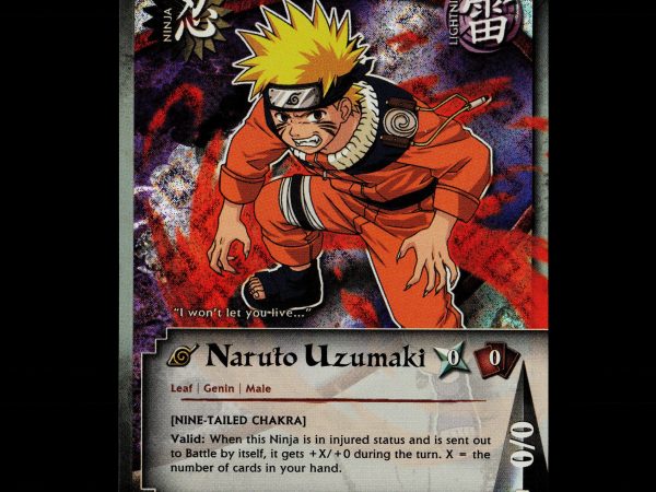 Naruto Uzumaki - 025 - NM - Diamond Foil - Promo - Naruto CCG - E1-86