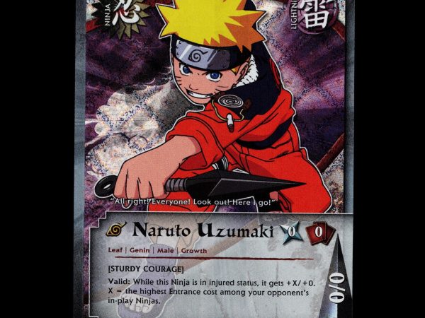 Naruto Uzumaki - 284 - NM - 1st Edition - Diamond Foil - Naruto CCG - D3-23