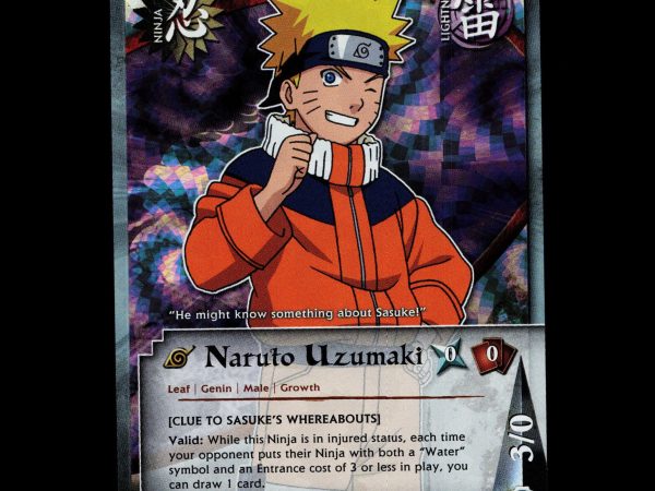 Naruto Uzumaki - 325 - NM - 1st Edition - Wavy Foil - Naruto CCG - D3-46