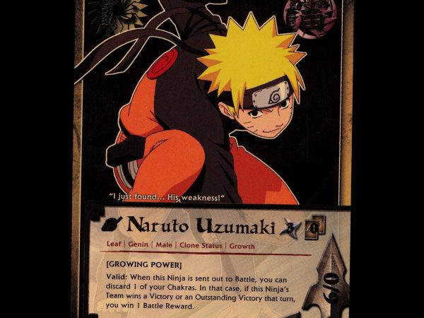 Naruto Uzumaki - 418 - NM - Unlimited - Foil - Naruto CCG - E1-94