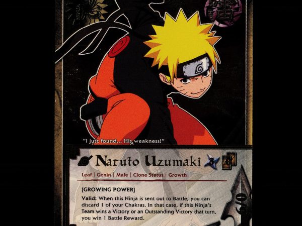 Naruto Uzumaki - 418 - NM - Unlimited - Foil - Naruto CCG - E1-93