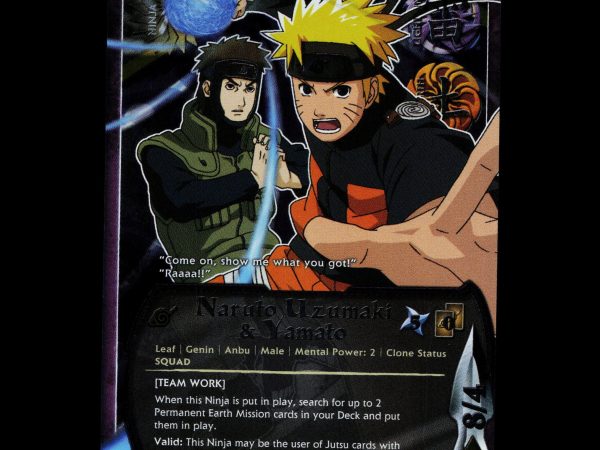 Naruto Uzumaki & Yamato - 616 - NM - Unlimited - Foil - Naruto CCG - E1-101