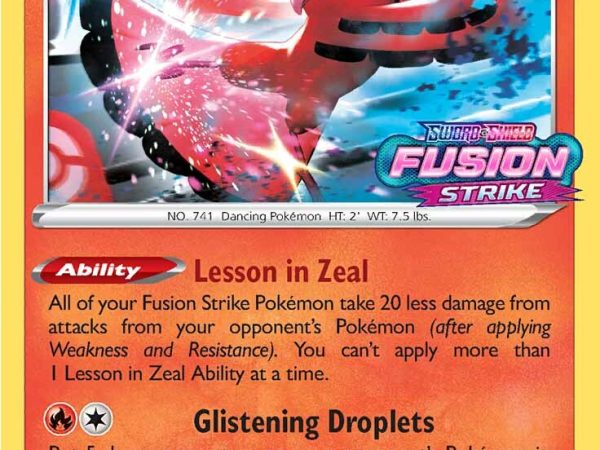 Oricorio (SWSH168) (Prerelease Promo) [Sword & Shield: Black Star Promos]