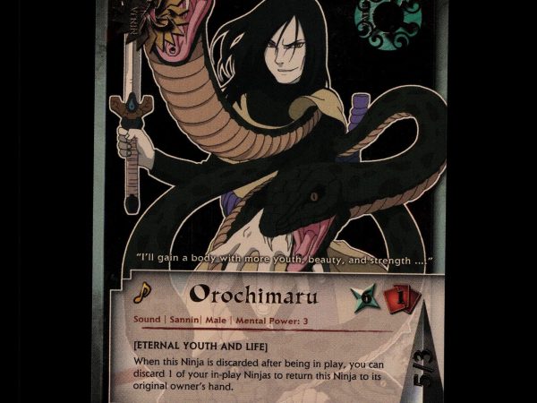 Orochimaru - 166 - NM - 1st Edition - Foil - Naruto CCG - D4-351