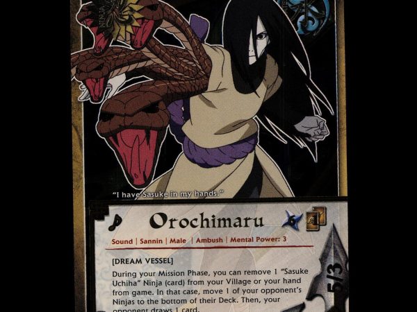 Orochimaru - 607 - NM - 1st Edition - Foil - Naruto CCG - D4-192