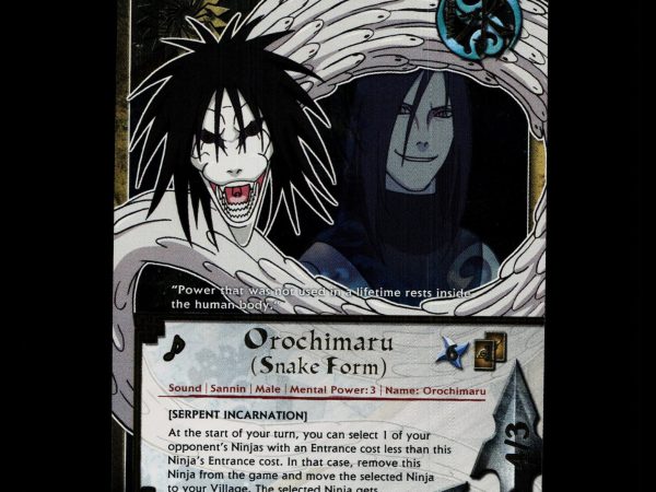 Orochimaru (Snake Form) - 932 - NM - 1st Edition Foil - S18 - Naruto CCG - D4-115