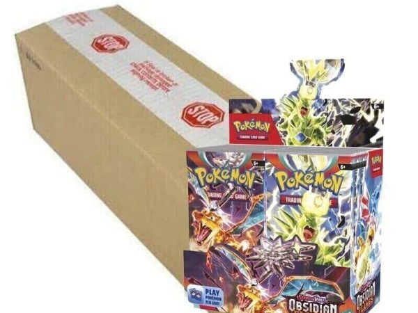 Obsidian Flames Booster Box Case - 216 Packs - Sealed - New