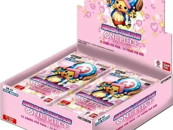 One Piece TCG EB-01 Sealed Booster Box (24 Packs) Memorial Collection English