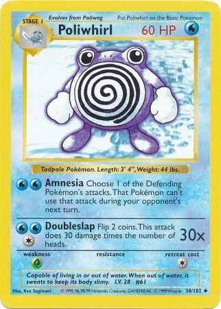 Poliwhirl (38/102) [Base Set (Shadowless)]