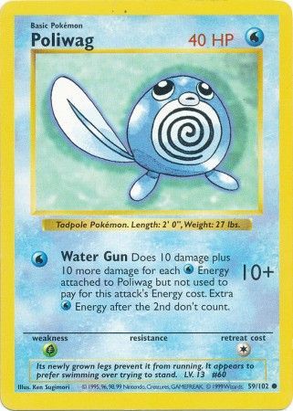 Poliwag (59/102) [Base Set (Shadowless)]