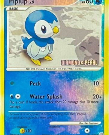 Piplup (93/130) (Diamond and Pearl) [Burger King Promos: 2008 Collection]