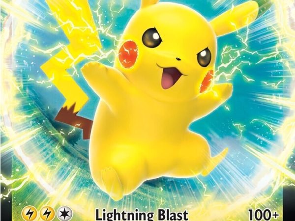 Pikachu V (SWSH198) (Jumbo Card) [Sword & Shield: Black Star Promos]