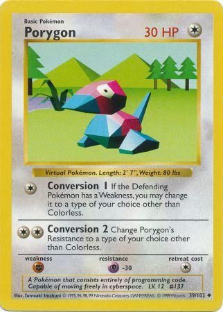Porygon (39/102) [Base Set (Shadowless)]