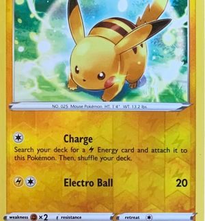 Pikachu (065/202) (Reverse Cosmos Holo) [Sword & Shield: Base Set]