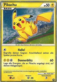 Pikachu (German) [Pikachu World Collection Promos]