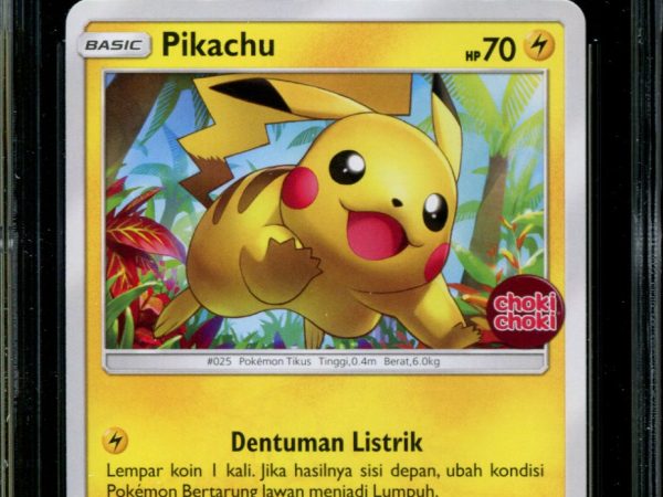 Pikachu - 063/SM-P - CGC 9.5 - Sun & Moon Promos - Indonesian - Choki Choki - Pokemon - 94152