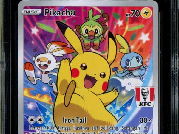 Pikachu - 016/S-P - CGC 9.5 - Sword & Shield Promos - Indonesian - KFC - Pokemon - 94086